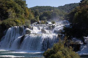 Krka Wasserfall in Kroatien