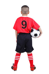 Child soccer player