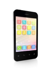 Modern mobile phone.