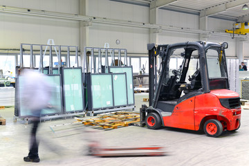 Industriehalle Logistik