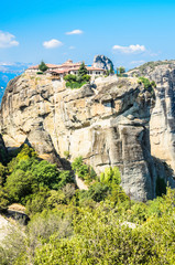 Orthodox monastery in Meteora, Greece