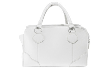 Preview ladies fashionable white leather handbag