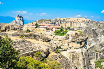 Orthodox monastery in Meteora, Greece