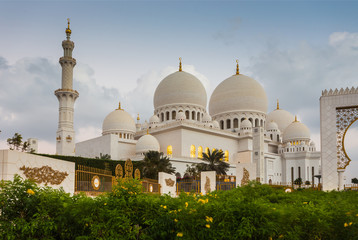 Fototapeta na wymiar Shaikh Zayed Mosque