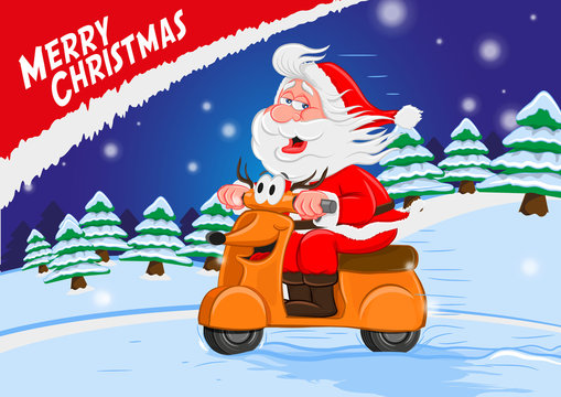 MERRY CHRISTMAS motorcycle