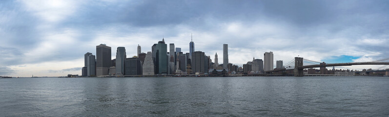 Fototapeta na wymiar Manhattan Panorama New York City