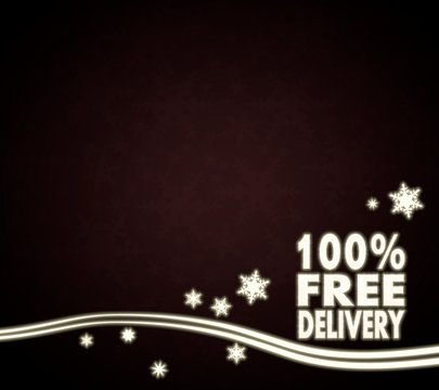 a 100 percent free delivery template red christmas background