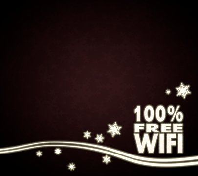 a 100 percent free wifi design red christmas background
