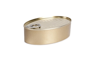 tin can isolated on white background