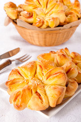 Flower pastry