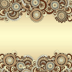 Vector abstract floral decorative background.