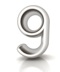 Number "9"- nine