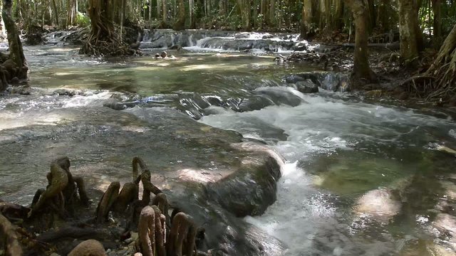 Waterfall at Khao Pra - Bang Kram Wildlife Sanctuary, Thailand