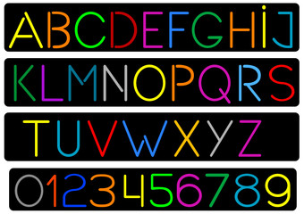 Color alphabet
