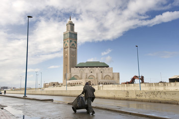 Hassan II Moschee, Casablanca, Marokko © sonjanovak