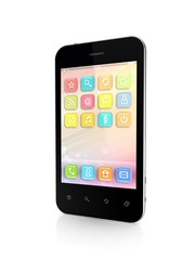 Modern mobile phone.