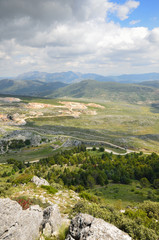 Spring view of Sierra Subbetica