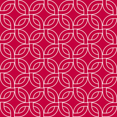 Purple and white abstract geometric seamless pattern, vector