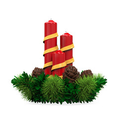 Christmas Candles Decoration