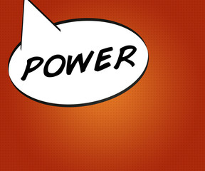 Power Comic Speech Bubble