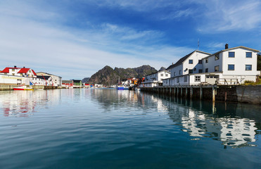 Fototapeta premium Huts in Norway