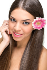 Fototapeta premium Fashion Beauty Girl. Gorgeous Woman Portrait
