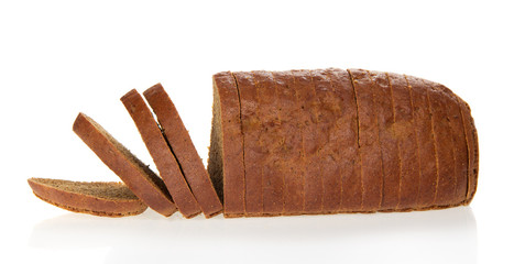 The rye bread slices
