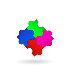 Fototapeta premium puzzle icon