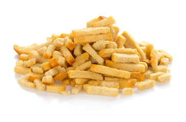 The tasty, golden, crackling croutons