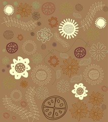 Flower garden background spring nature