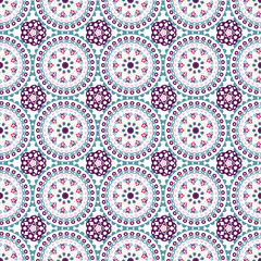 Abstract vector seamless pattern background with circles
