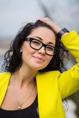 Portrait Of Young Smiling Beautiful Woman