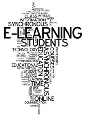 Word Cloud "E-Learning"