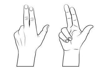 Schwur - Handzeichen, Handgeste