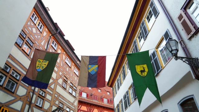 historic facade pan esslingen