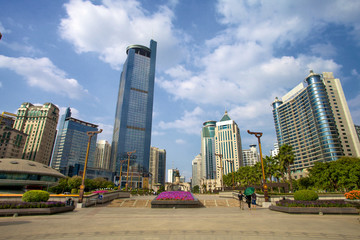 Fototapeta na wymiar Plac w Chinach.