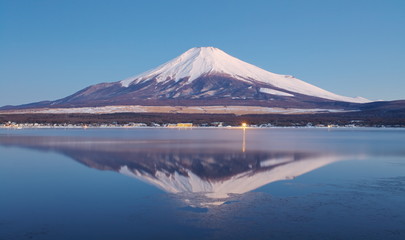 Mountain Fuji in winter