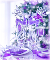 Reindeer table decoration