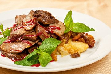 Roasted duck