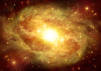 Fototapeta premium galaxy in a free space