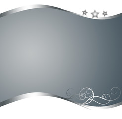 Silver Christmas background. 