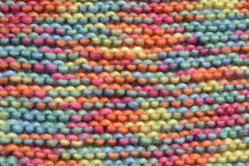Textura de tejido de lana en varios colores