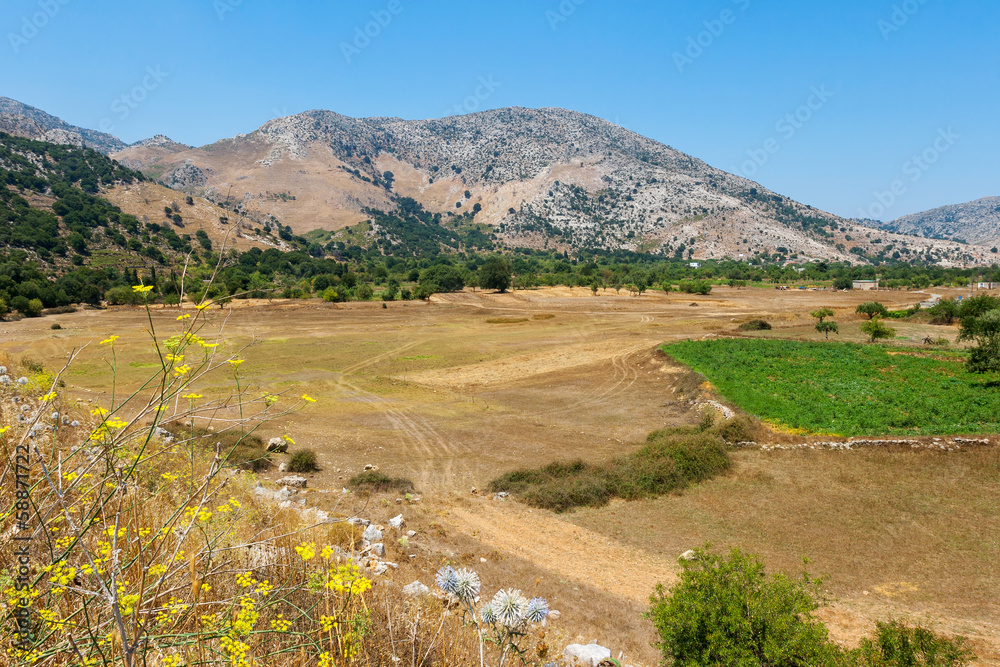 Wall mural lasithi plateau. crete, greece