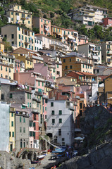 Fototapeta na wymiar Riomaggiore, Cinque Terre, Italien