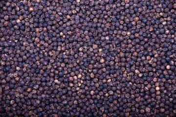 Black peppercorn background