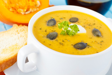 Kürbiscremesuppe - Pumpkin soup