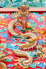 The dragon on the wall