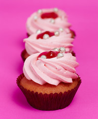 Cupcakes on the pink c