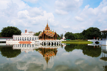 Naklejka premium Bang Pa-In Royal Palace in Ayutthaya Thailand