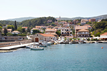 Fototapeta na wymiar Landscape of the Mediterranean sea in Croatia